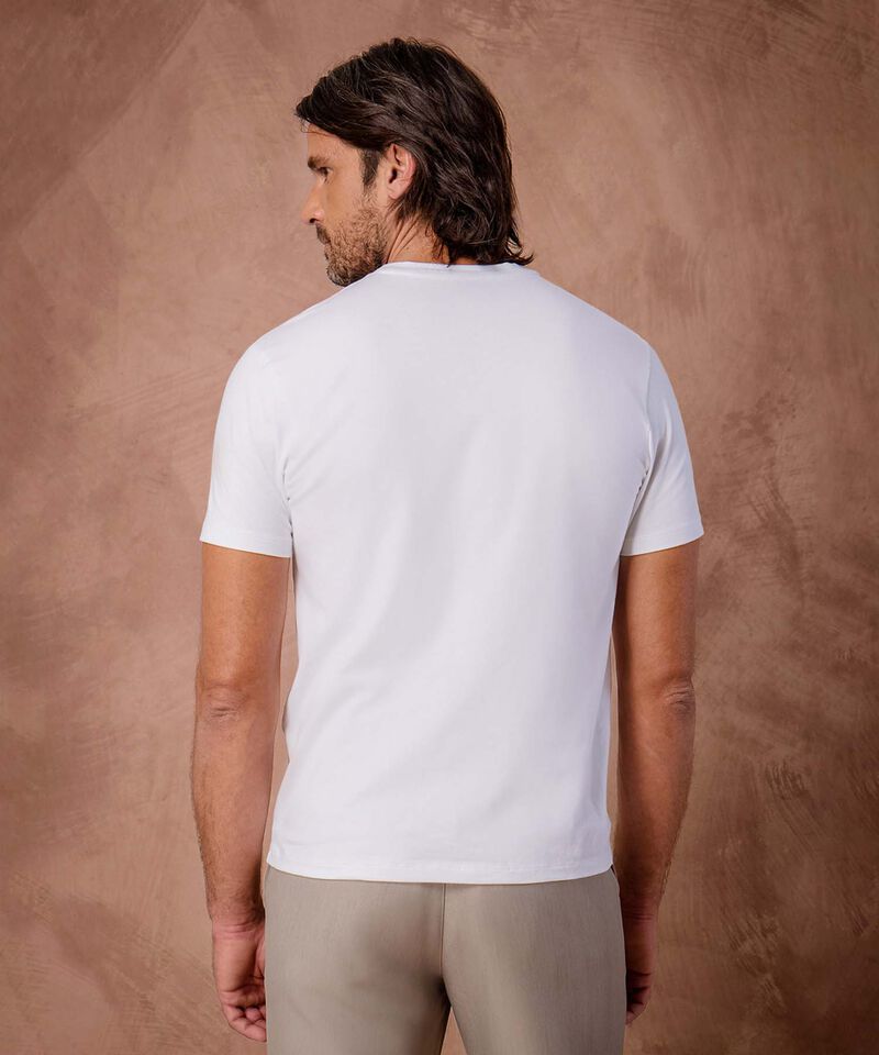 Camiseta Regular Fit Unicolor para Hombre