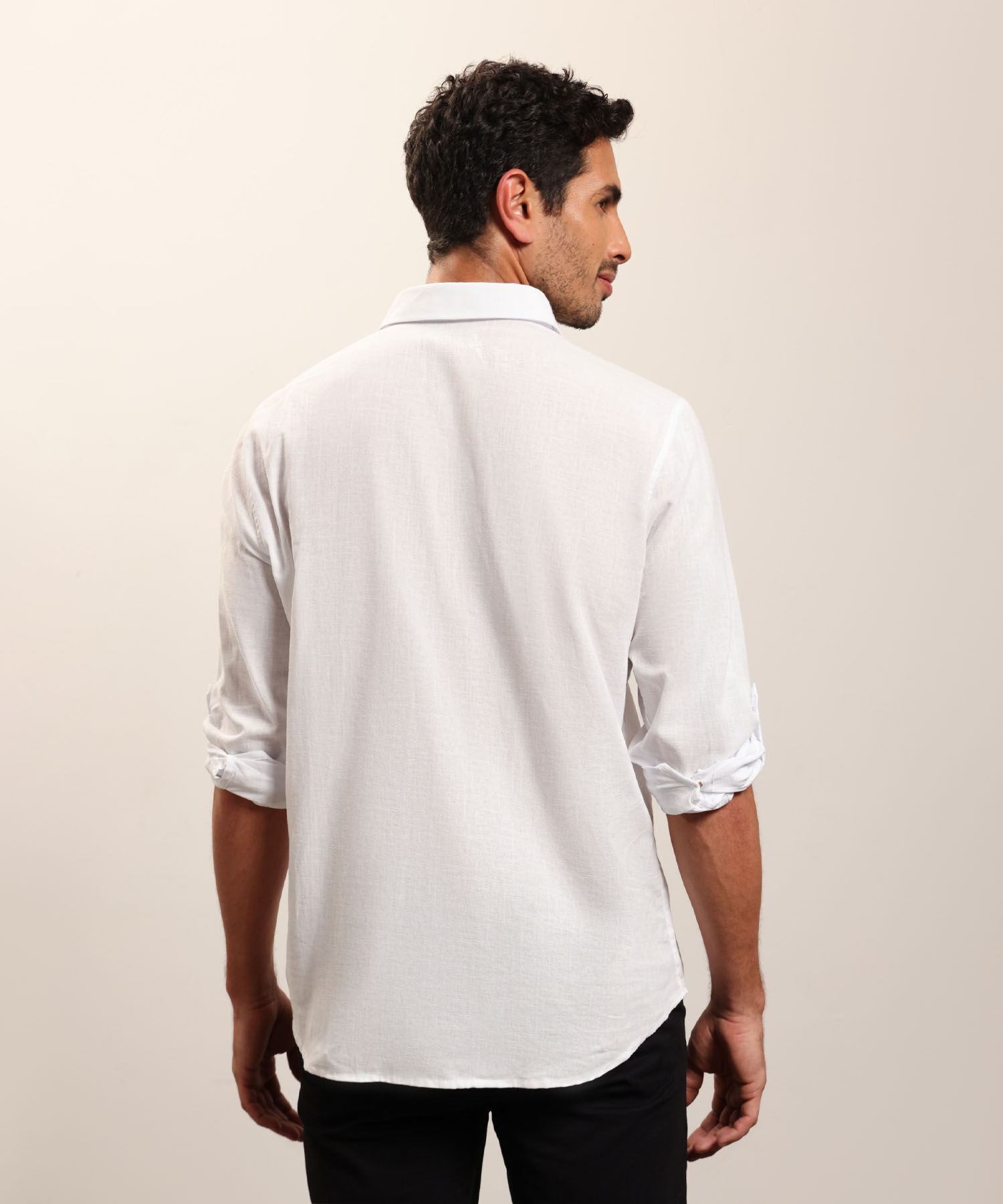 Camisa Manga Larga Con Charretera