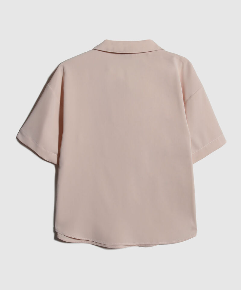 Blusa Unicolor Cuello Resort