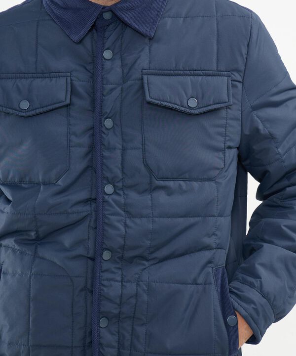 Chaqueta Acolchada Con Detalles En Pana image number null