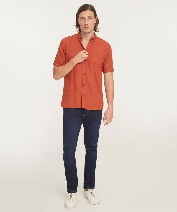 Camisa Manga Corta Con Bolsillo image number null