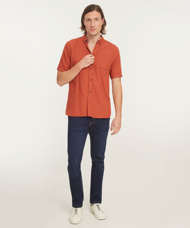 Camisa Manga Corta Con Bolsillo