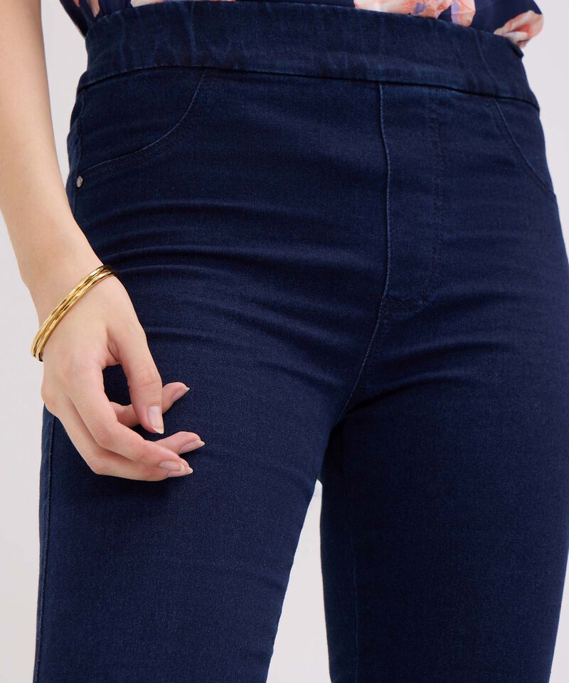 Jean Jegging Flare Azul Oscuro