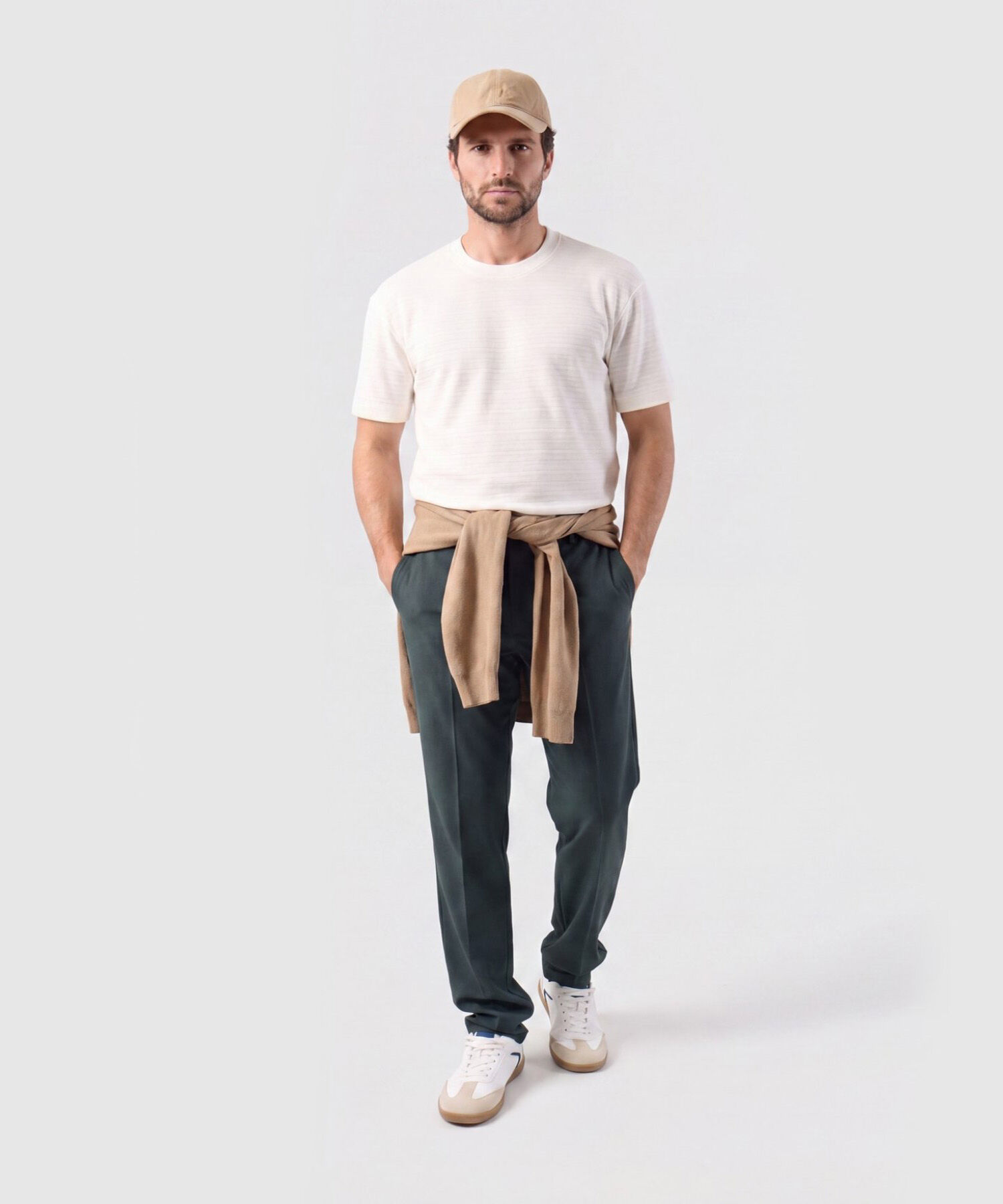 Pantal&oacute;n Casual El&aacute;stico Posterior Hombre