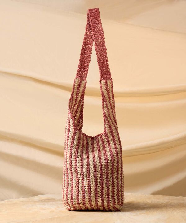 Bolso Tipo Hobo de Tejido Crochet para Mujer image number null