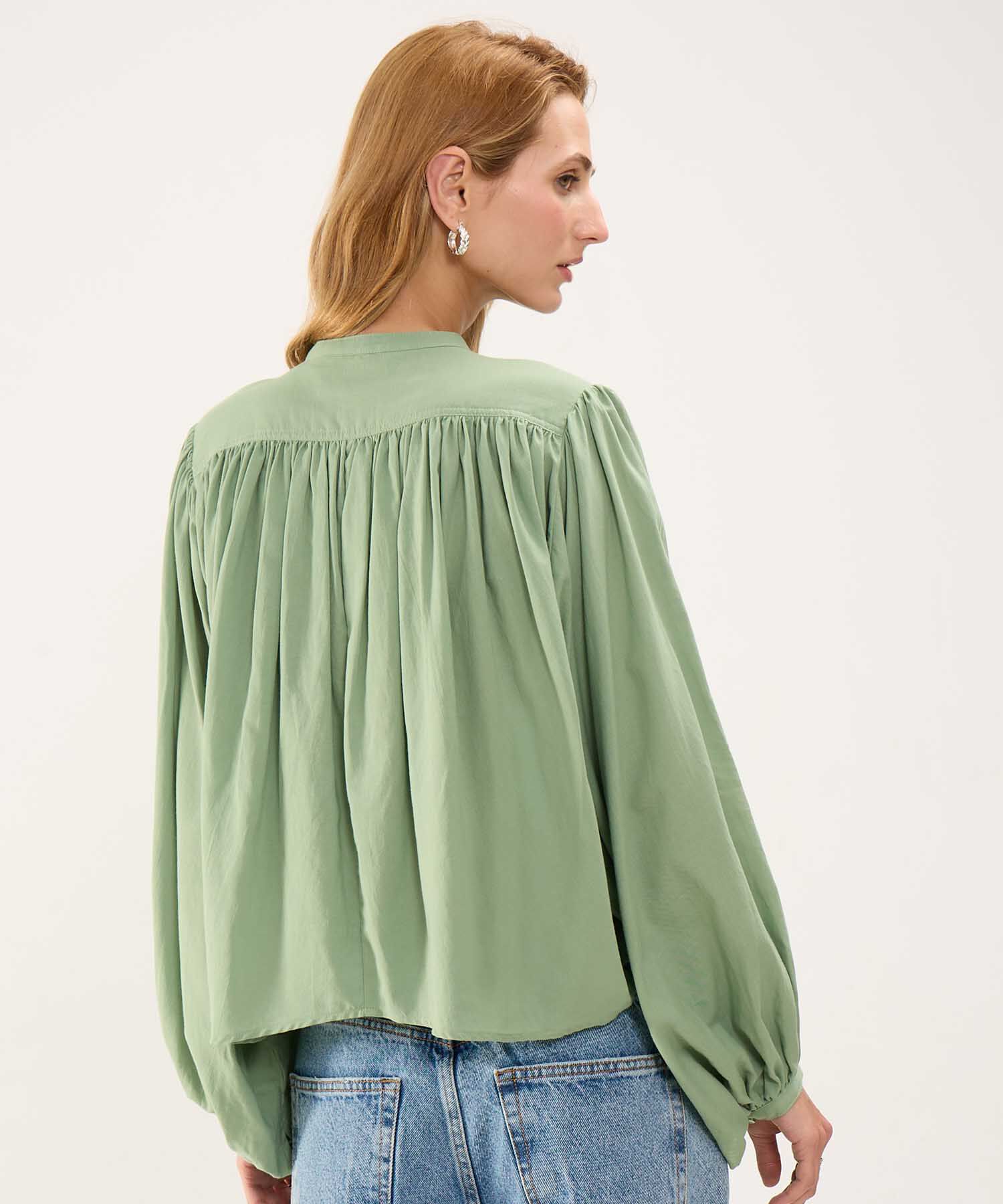 Blusa Cuello Mao