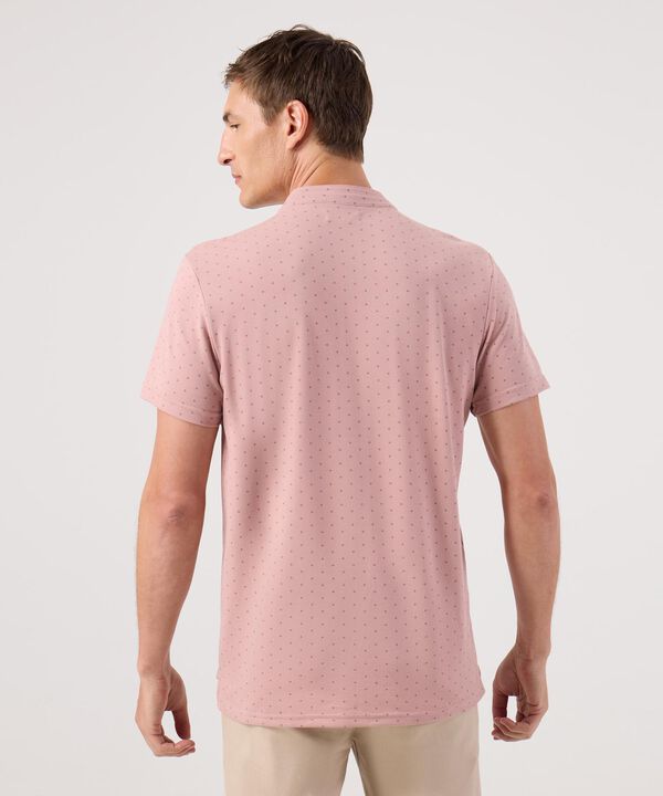 Polo Estampada Con Bolsillo