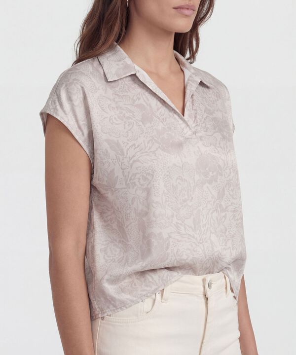 Blusa Manga Corta Estampada 