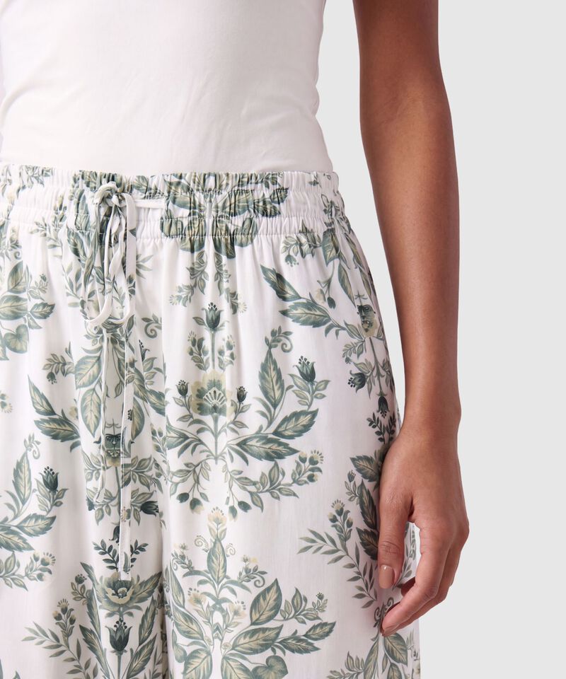 Pantal&oacute;n Fluido Con Cord&oacute;n Para Mujer