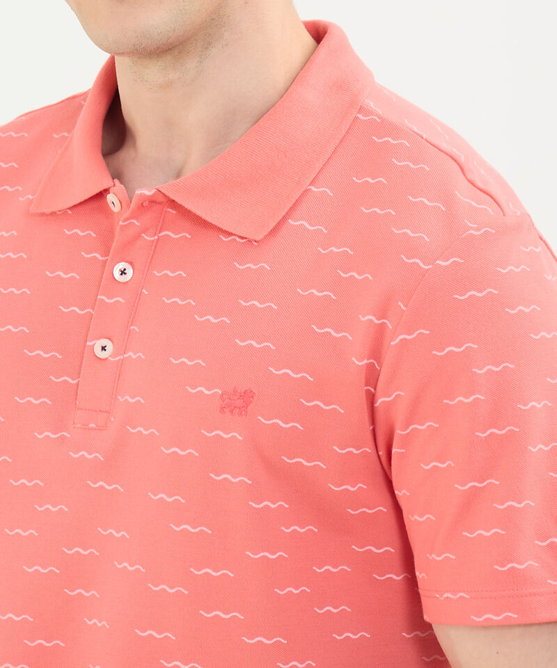 Polo Tejida Estampada