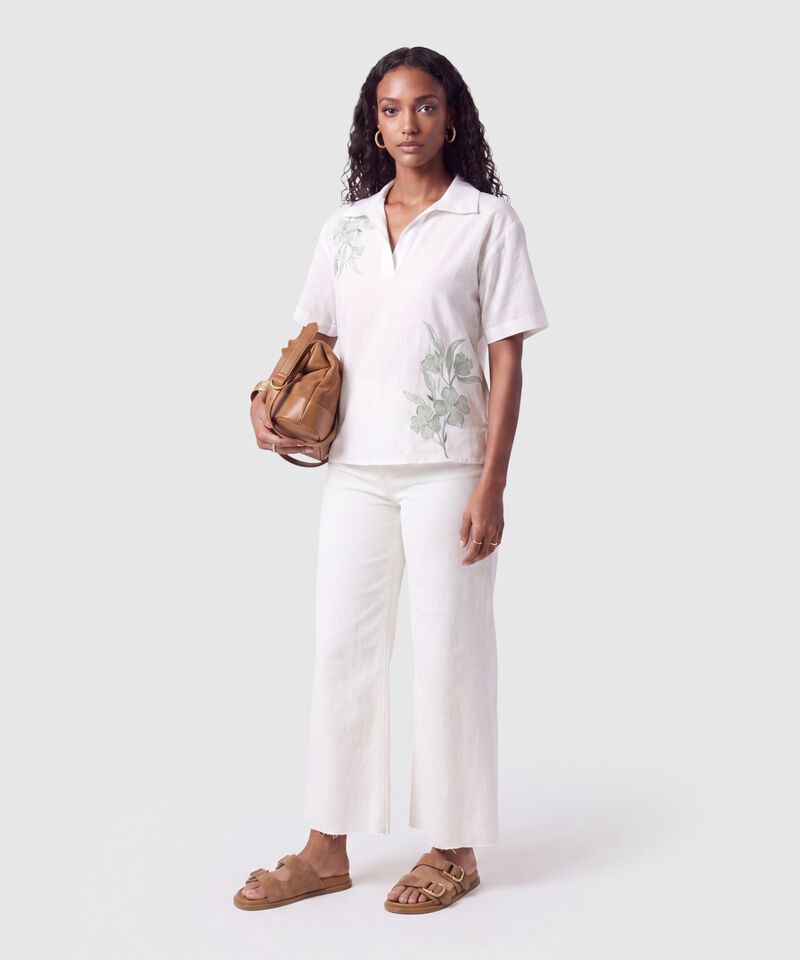 Camisa Con Estampado Para Mujer