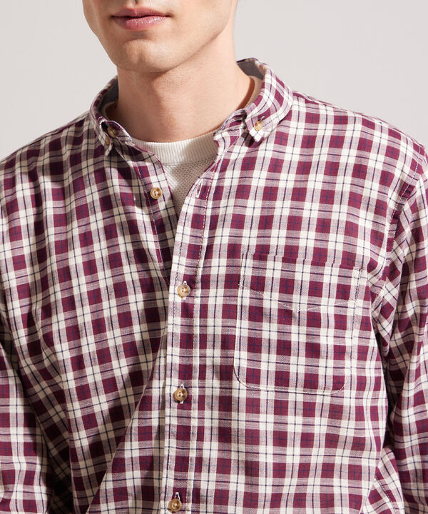 Camisa Manga Larga Preteñida Button Down