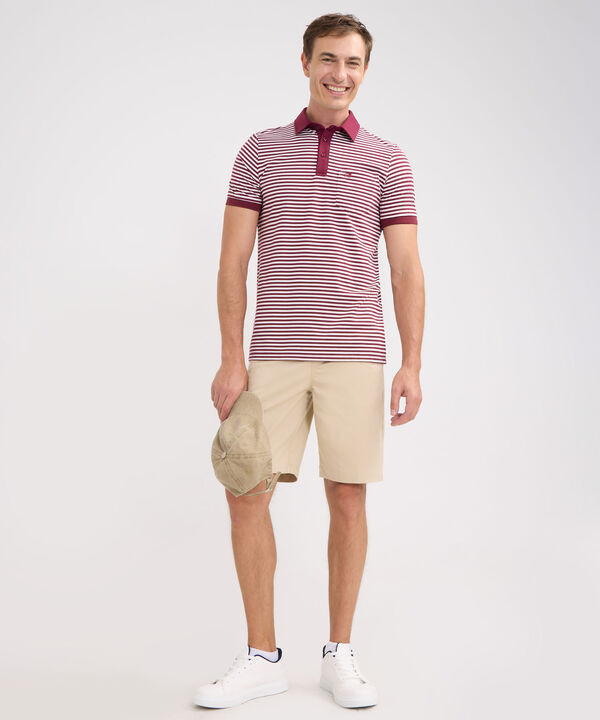 Polo Preteñida Cuello Maquina Con Bolsillo image number null