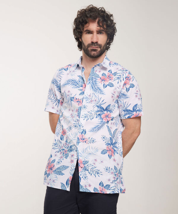 Camisa Manga Corta Estampada image number null
