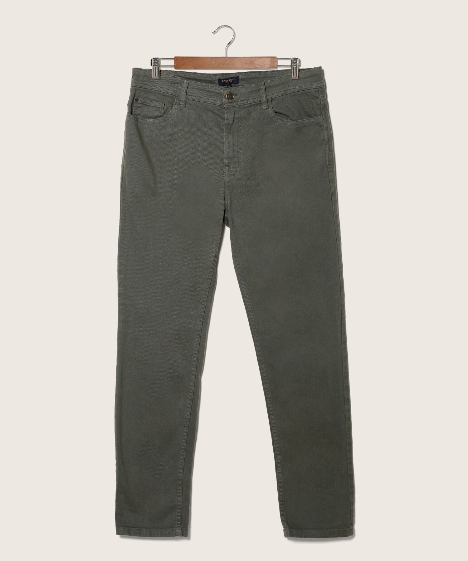 Jean Slim Fit Tono Verde