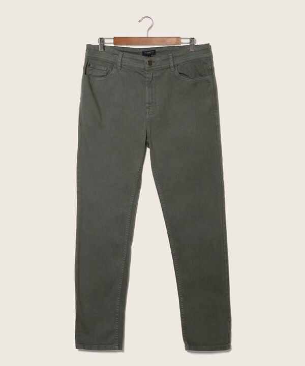 Jean Slim Fit Tono Verde