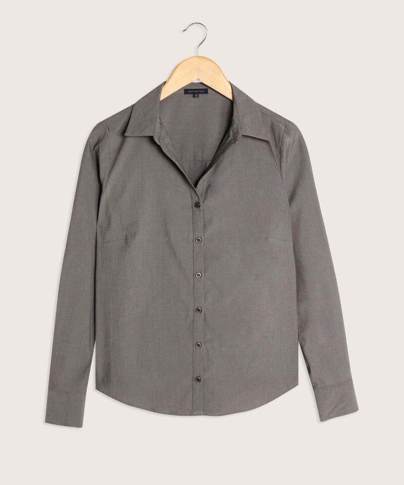 Camisa Manga Larga Unicolor