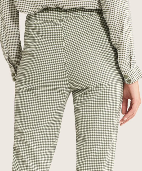 Leggins Tiro Alto Estampado Cuadros