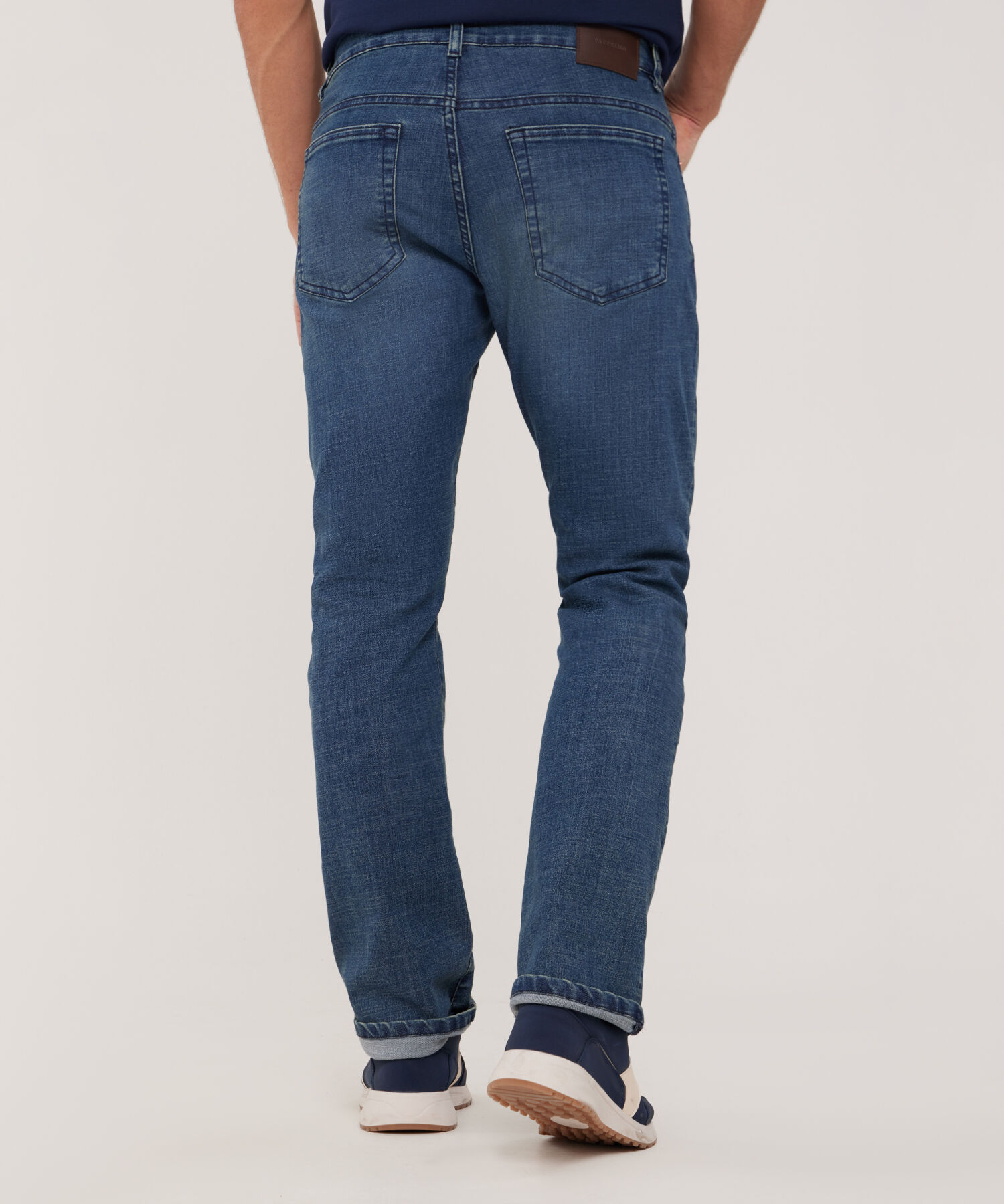 Jean Regular Classic Tono Medio Oscur Funky Blue