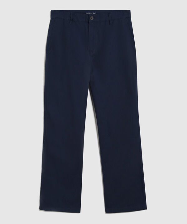 Pantal&oacute;n Chino De Corte Recto Para Hombre image number null