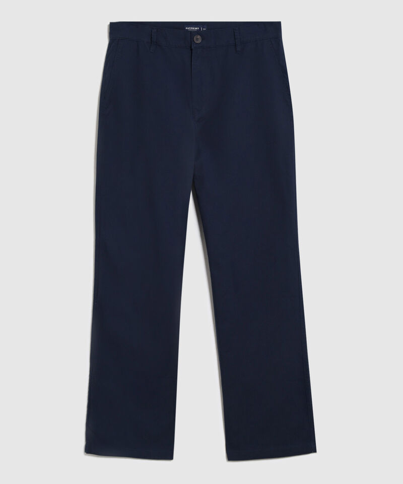 Pantal&oacute;n Chino De Corte Recto Para Hombre