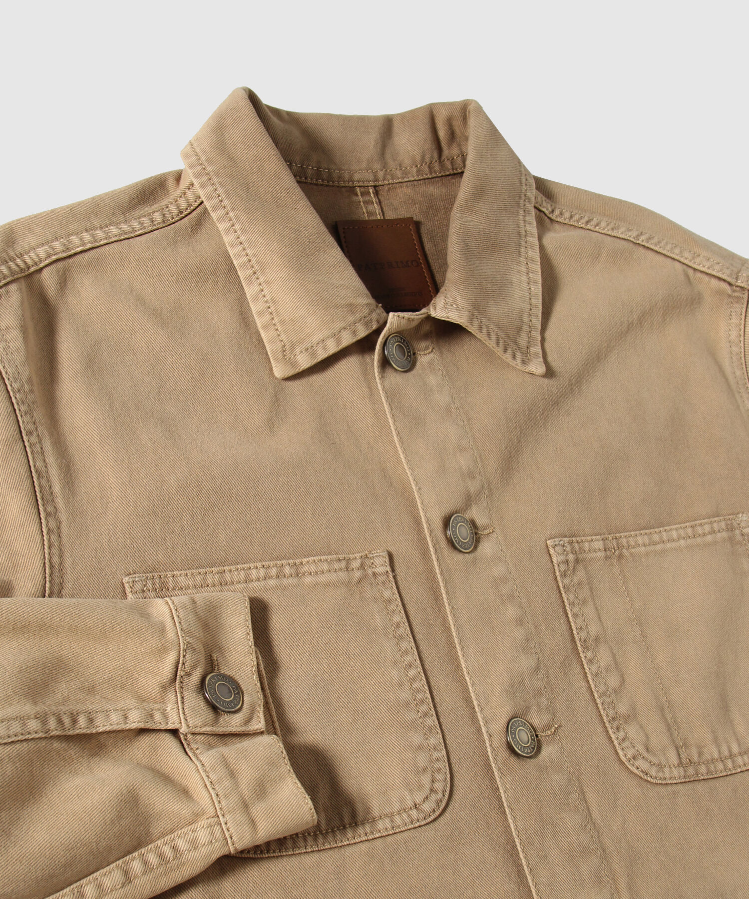 Chaqueta Trucker Tono Camel