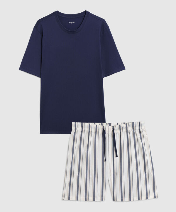 Conjunto Pijama Camiseta y Short Para Hombre image number null