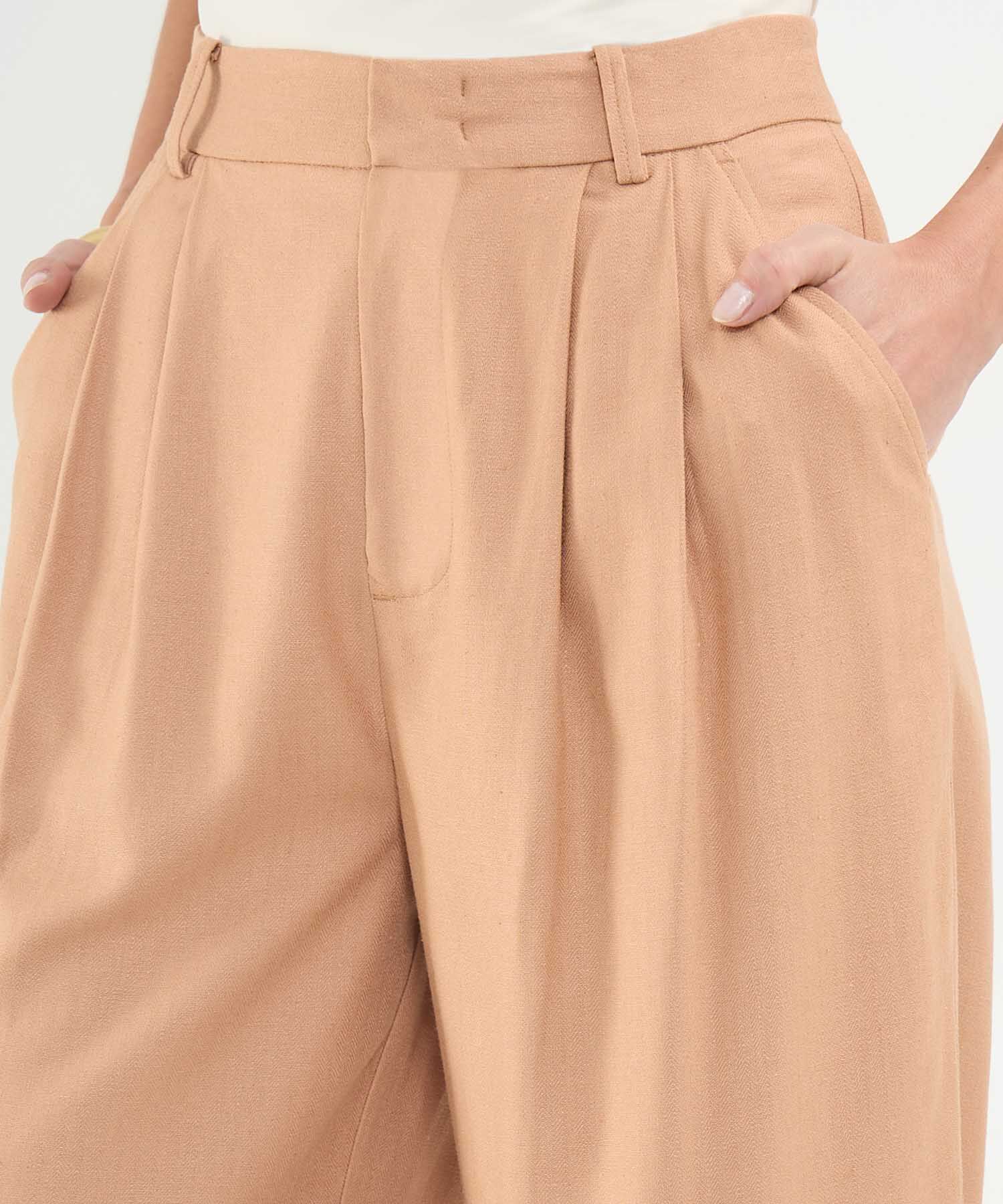 Pantalón en Efecto Lino