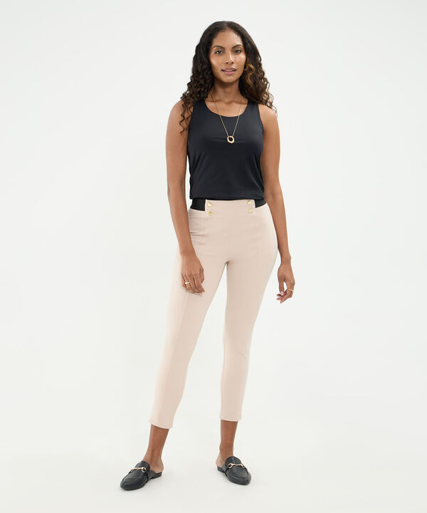 Leggins Con Botones Decorativos