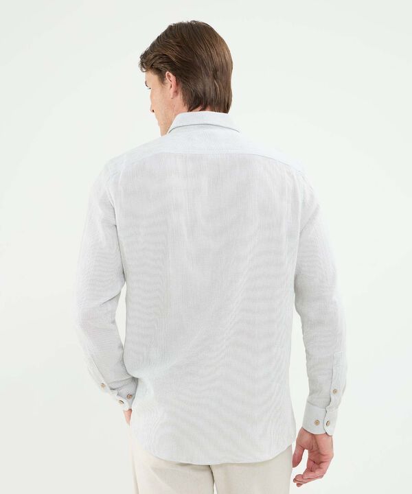 Camisa Manga Larga Preteñida