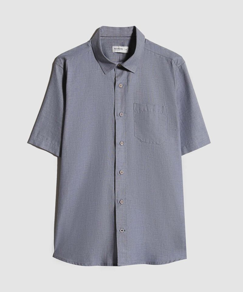 Camisa Manga Corta Tela Binada