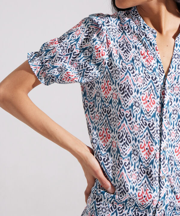 Blusa Estampada Manga Al Codo image number null