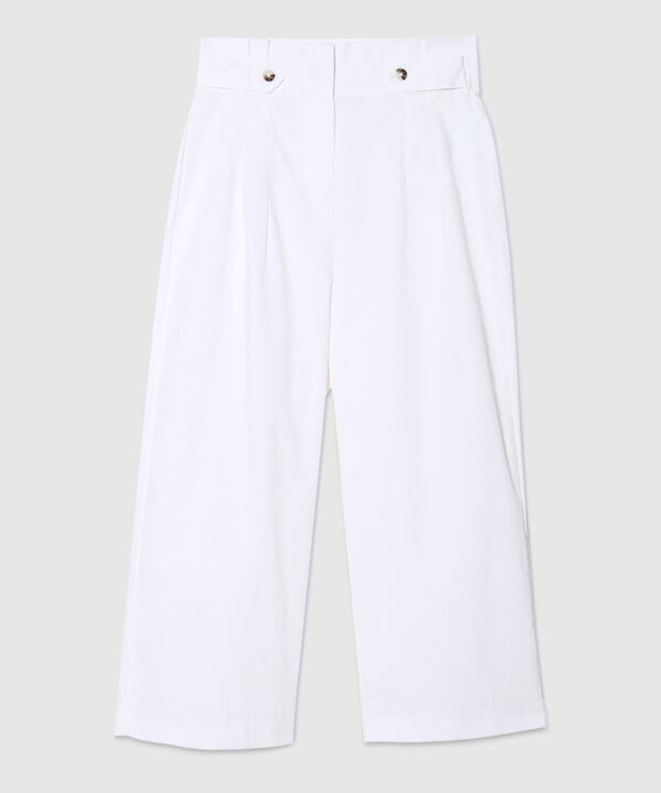 Pantalón Culotte Con Charreteras
