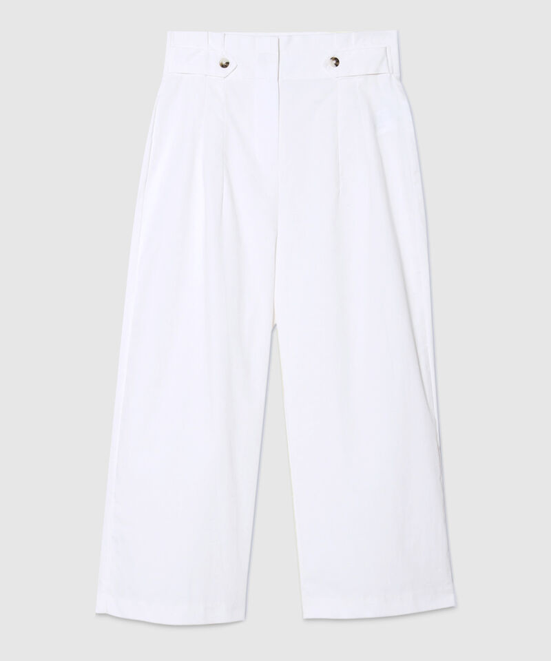 Pantalón Culotte Con Charreteras