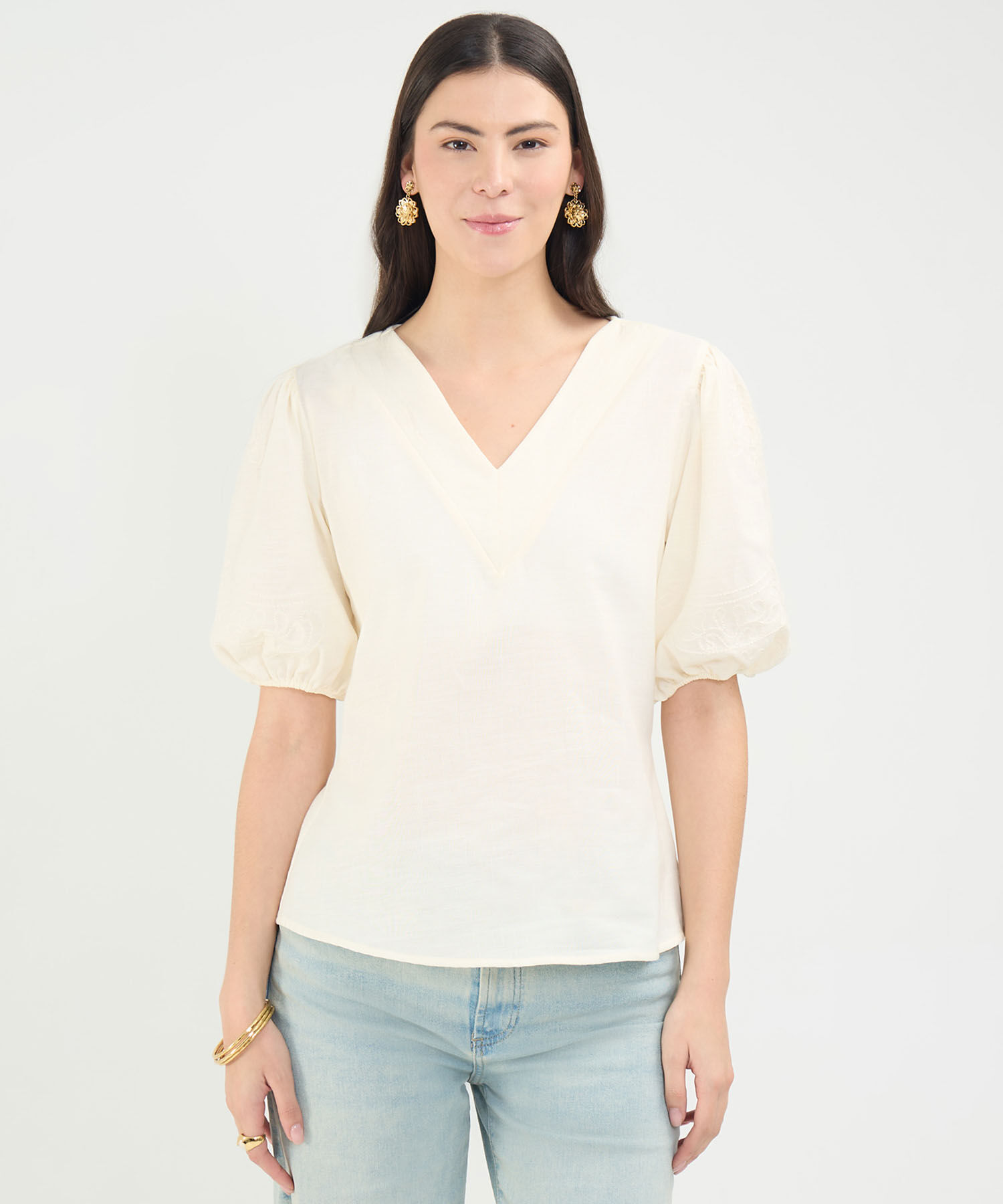 Blusa Manga Englobada