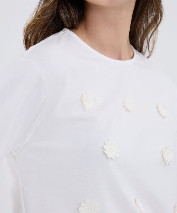 Camiseta Manga Larga Con Detalle image number null