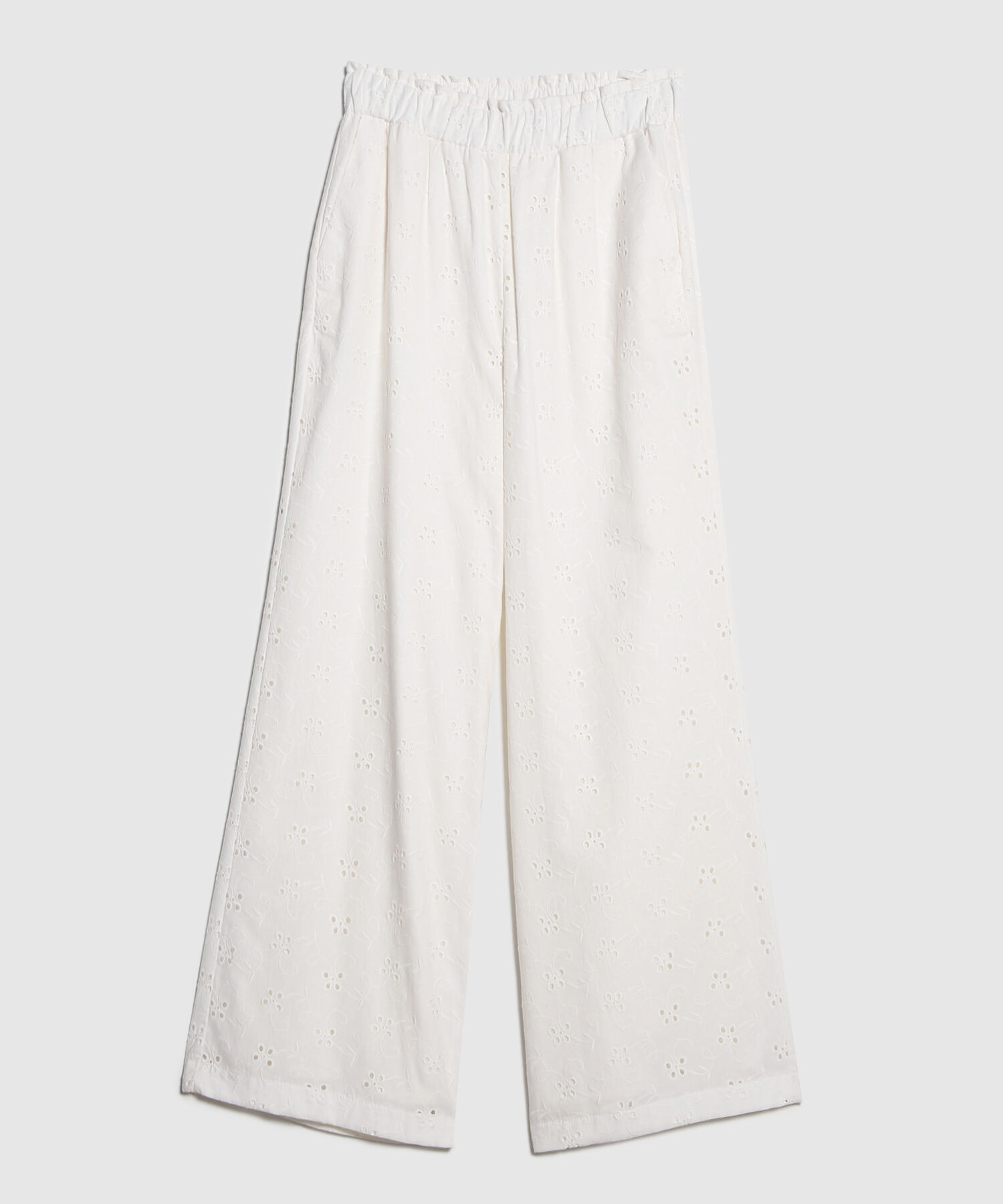Pantalón Jogger Unicolor En Ojalillo