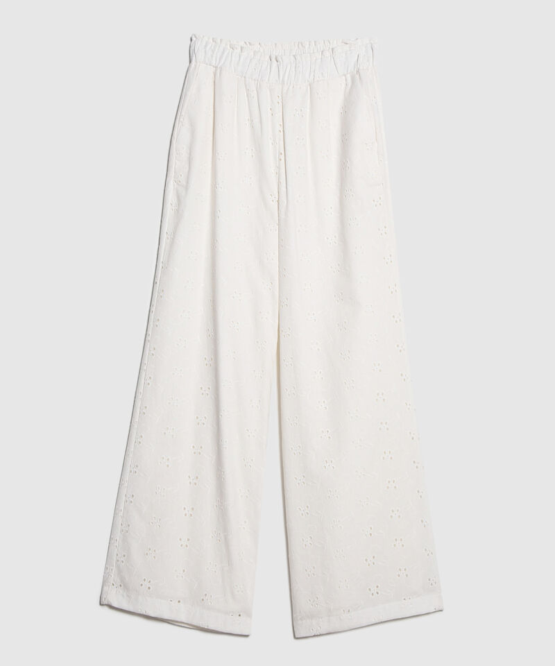 Pantalón Jogger Unicolor En Ojalillo