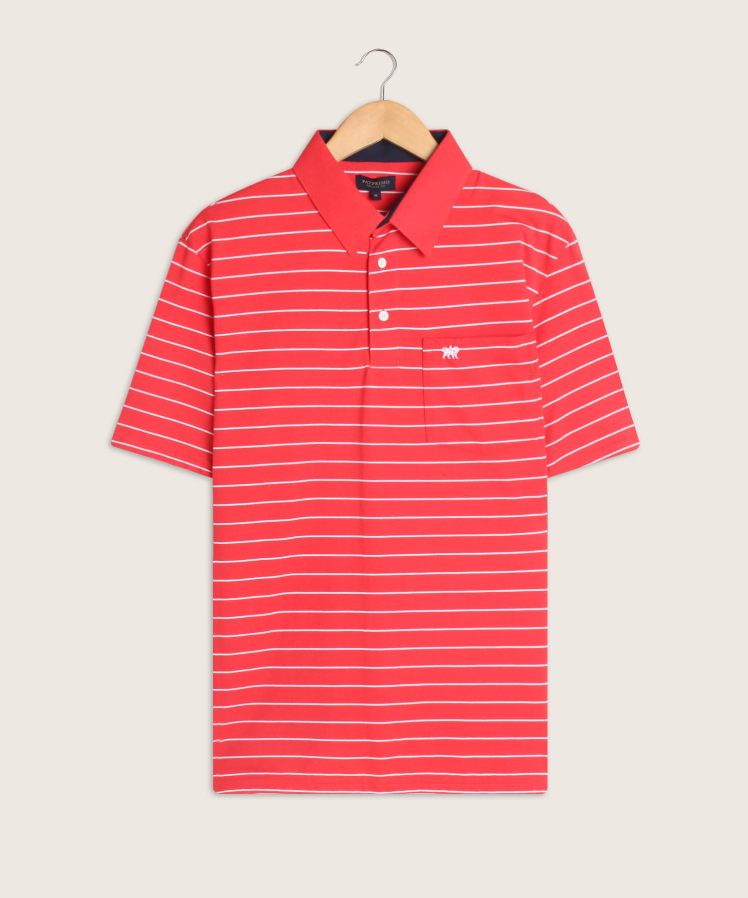 Polo Cuello Duro  Preteñido Bicolor