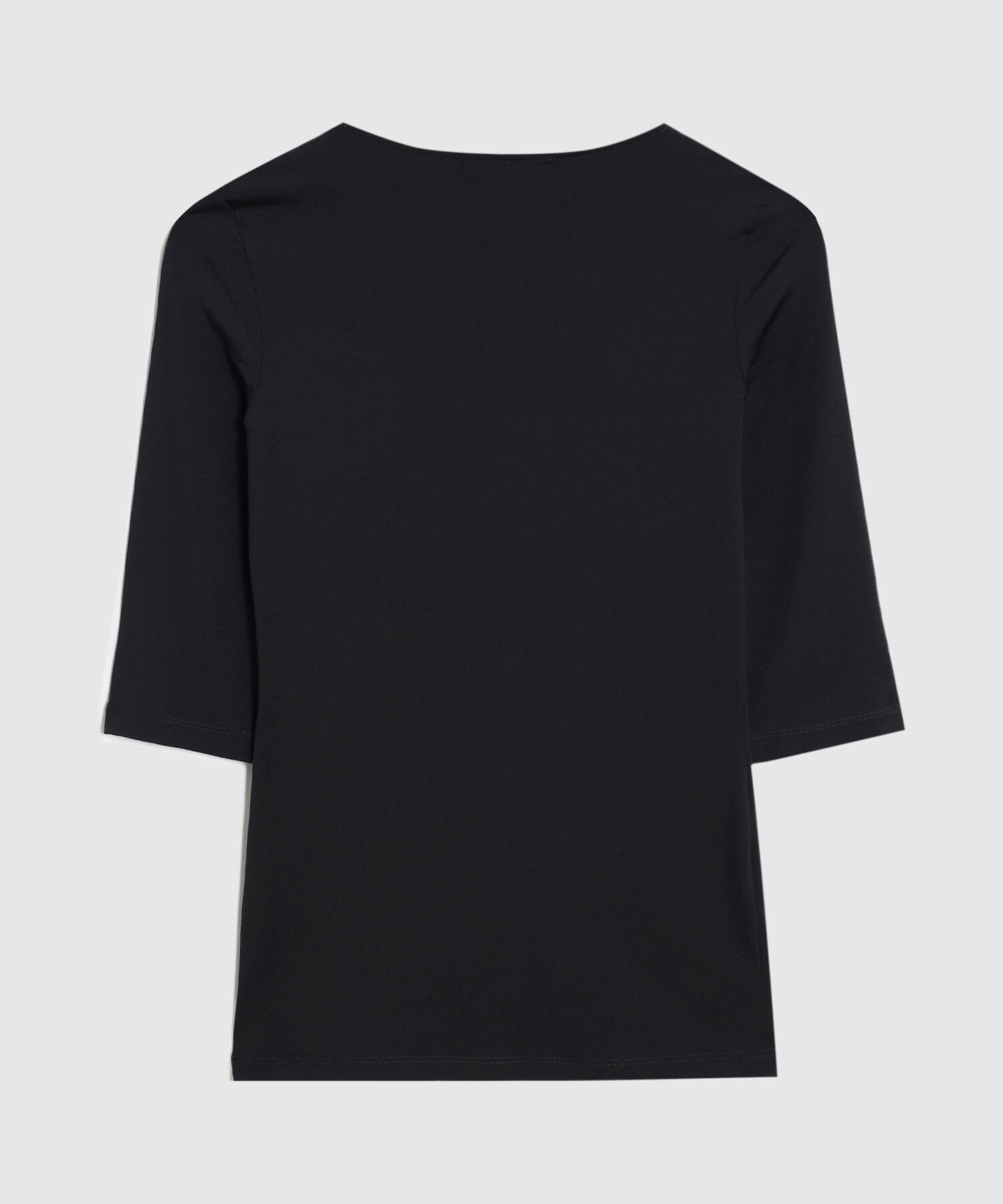 Camiseta B&aacute;sica Manga 3/4 Para Mujer