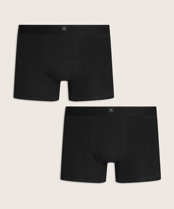 Boxer Pack X2 Corto Unicolor