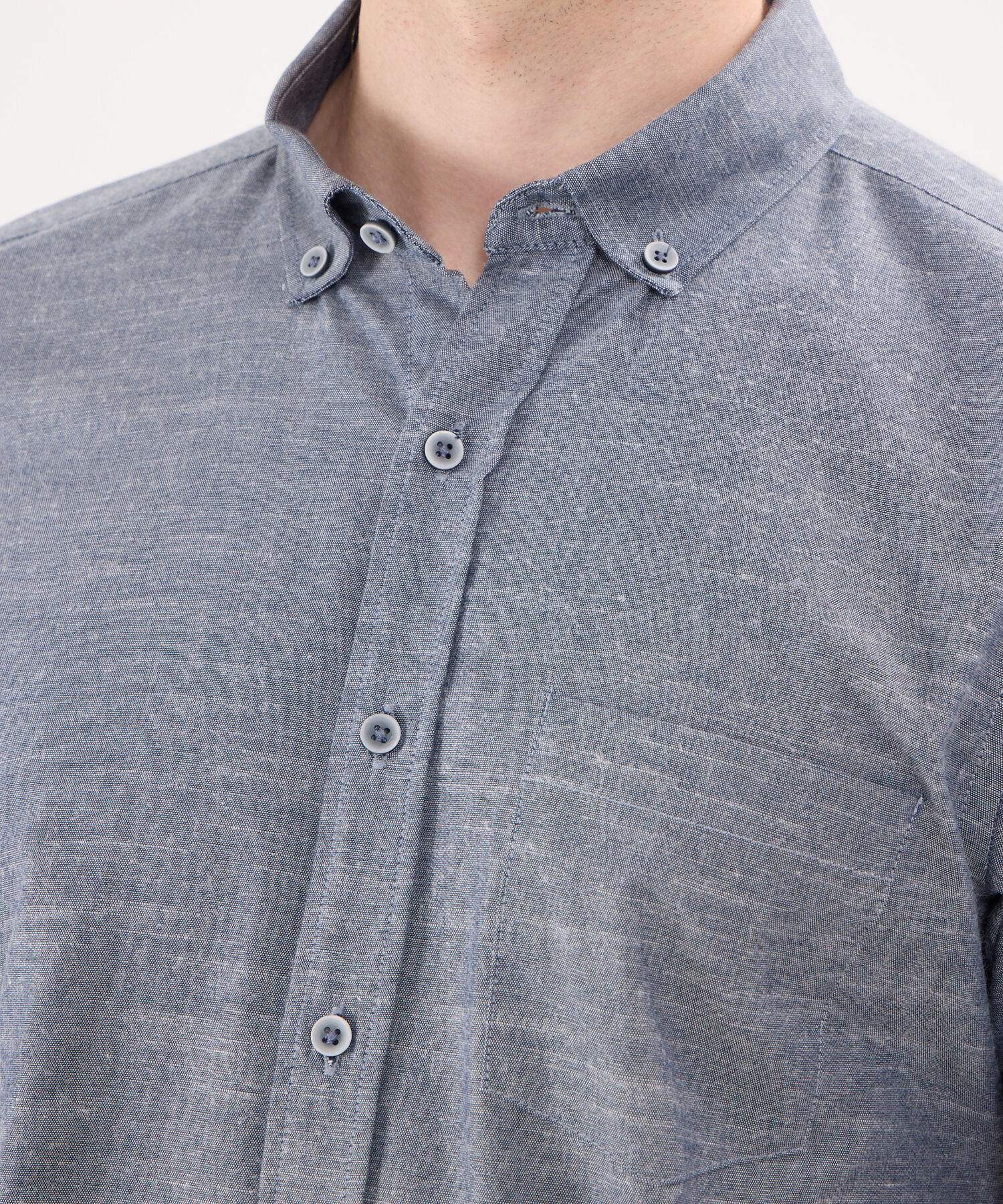 Camisa en Efecto Rústico