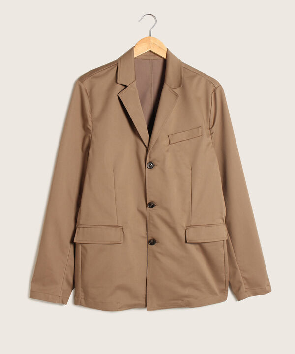 Blazer Liviano En Tela Plana