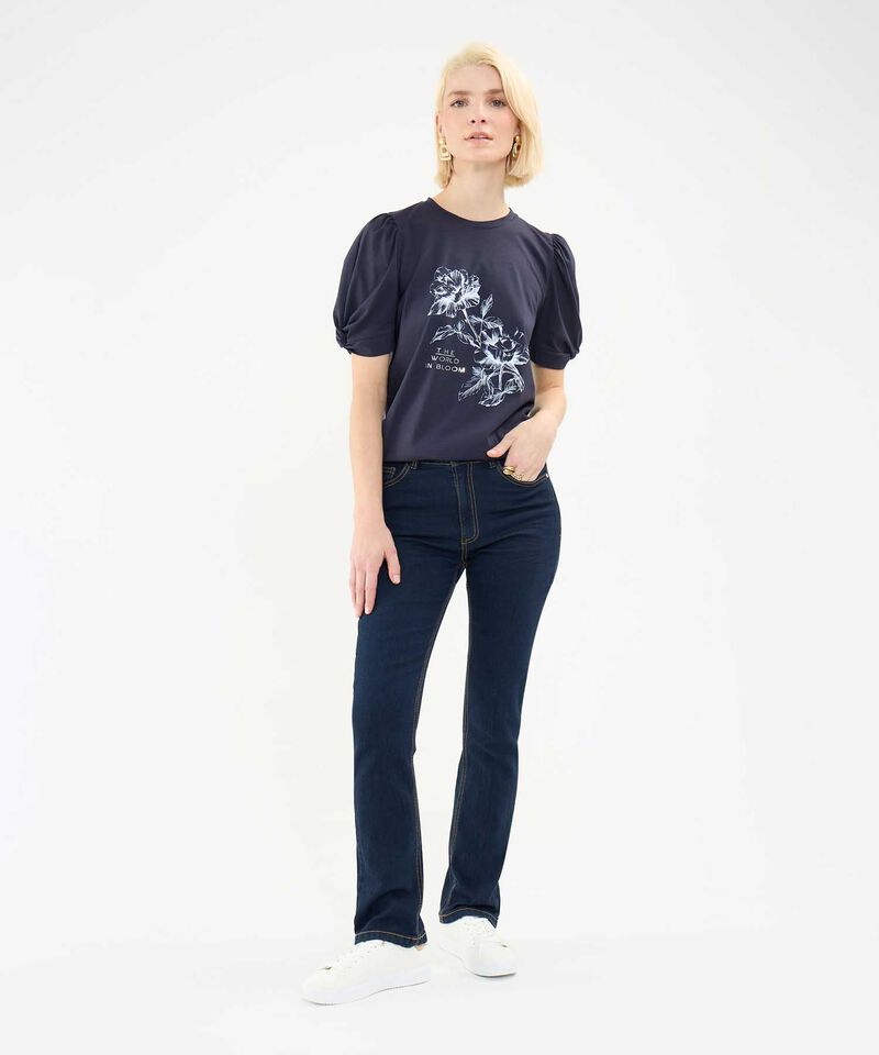 Camiseta Estampado Floral