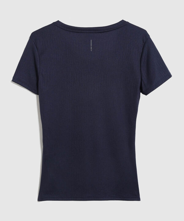 Camiseta Unicolor Texturizada image number null