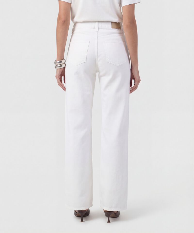 Jeans Wide Leg Tiro Alto Mujer