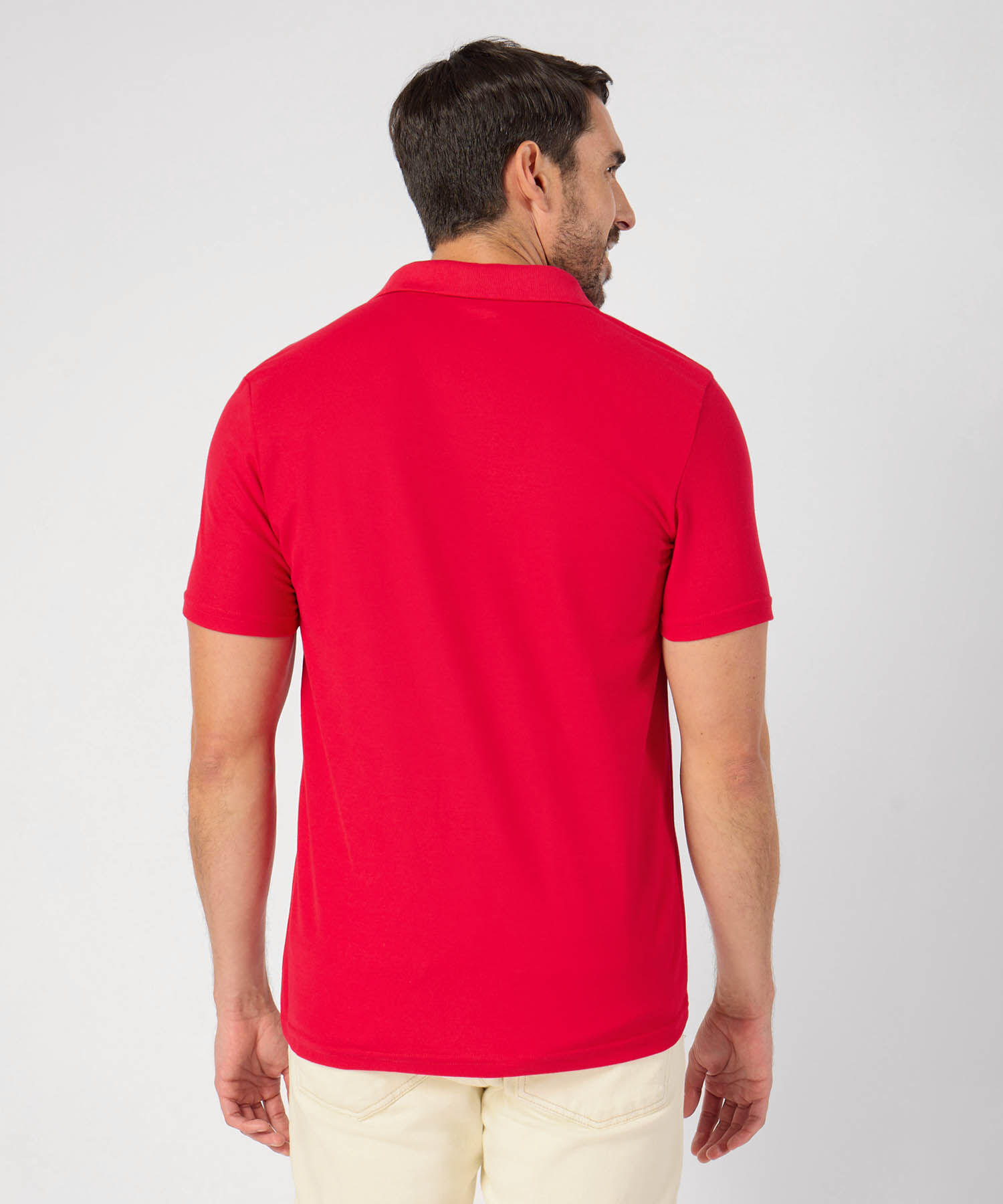 Polo Manga Corta Bolsillo con Bordado Hombre