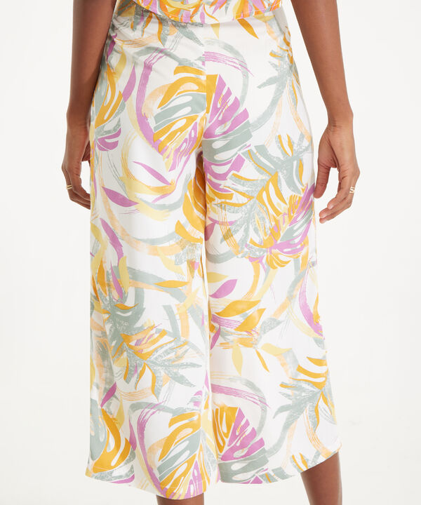 Pantalon Fluido Tipo Culotte Estampado