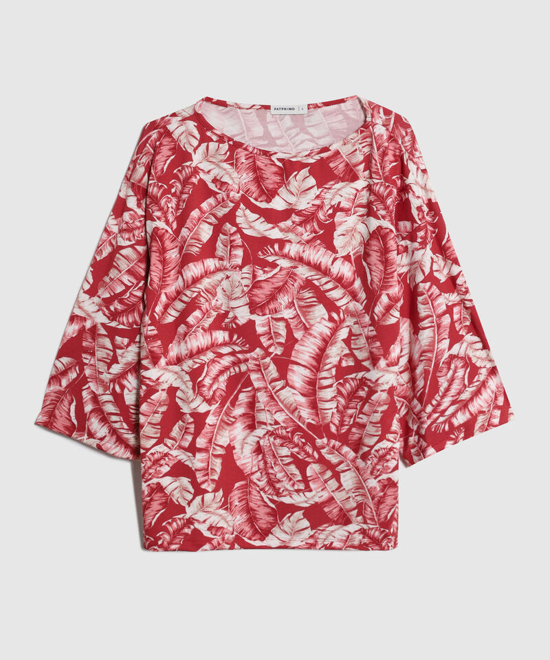 Blusa Para Mujer con Estampado Tropical
