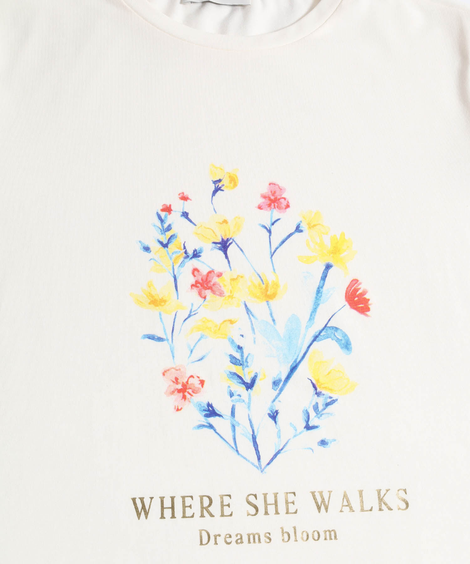 Camiseta Estampada Cuello Redondo Para Mujer Curvy